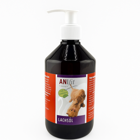 Cat Dog B.A.R.F. Supplements Salmon Oil (Lachsöl) 500 ml 1 Piece -1- Anifit